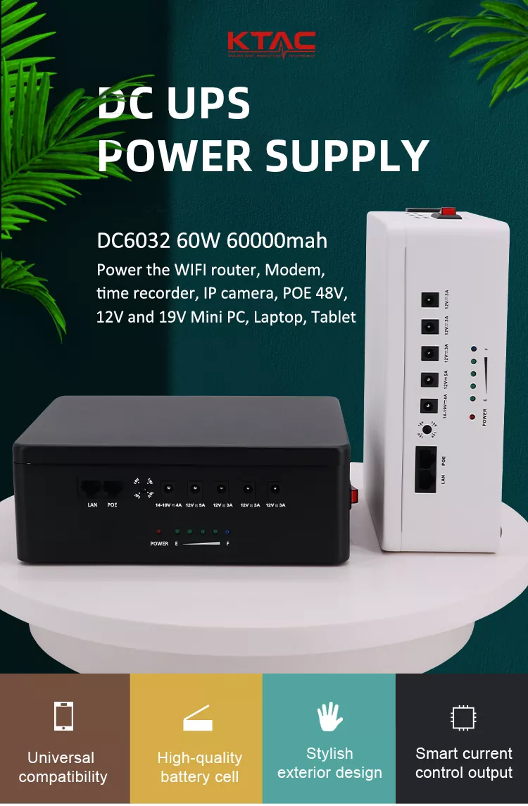60W DC Mini UPS